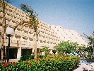 The balconies, with sea views, of the Teguise Playa hotel.